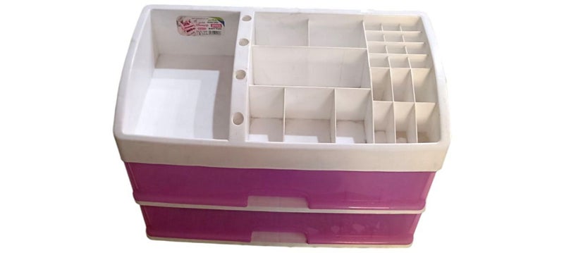 خورشيد للبلاستيك منظم ميك اب جيسيكا من خورشيد بلاست للبلاستيك - بينك - Image 3